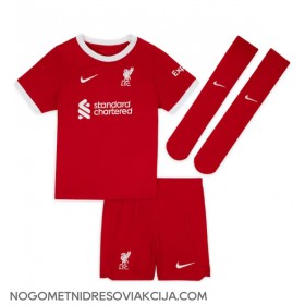 Dres Liverpool Darwin Nunez #9 Domaci za djecu 2023-24 Kratak Rukav (+ kratke hlače)